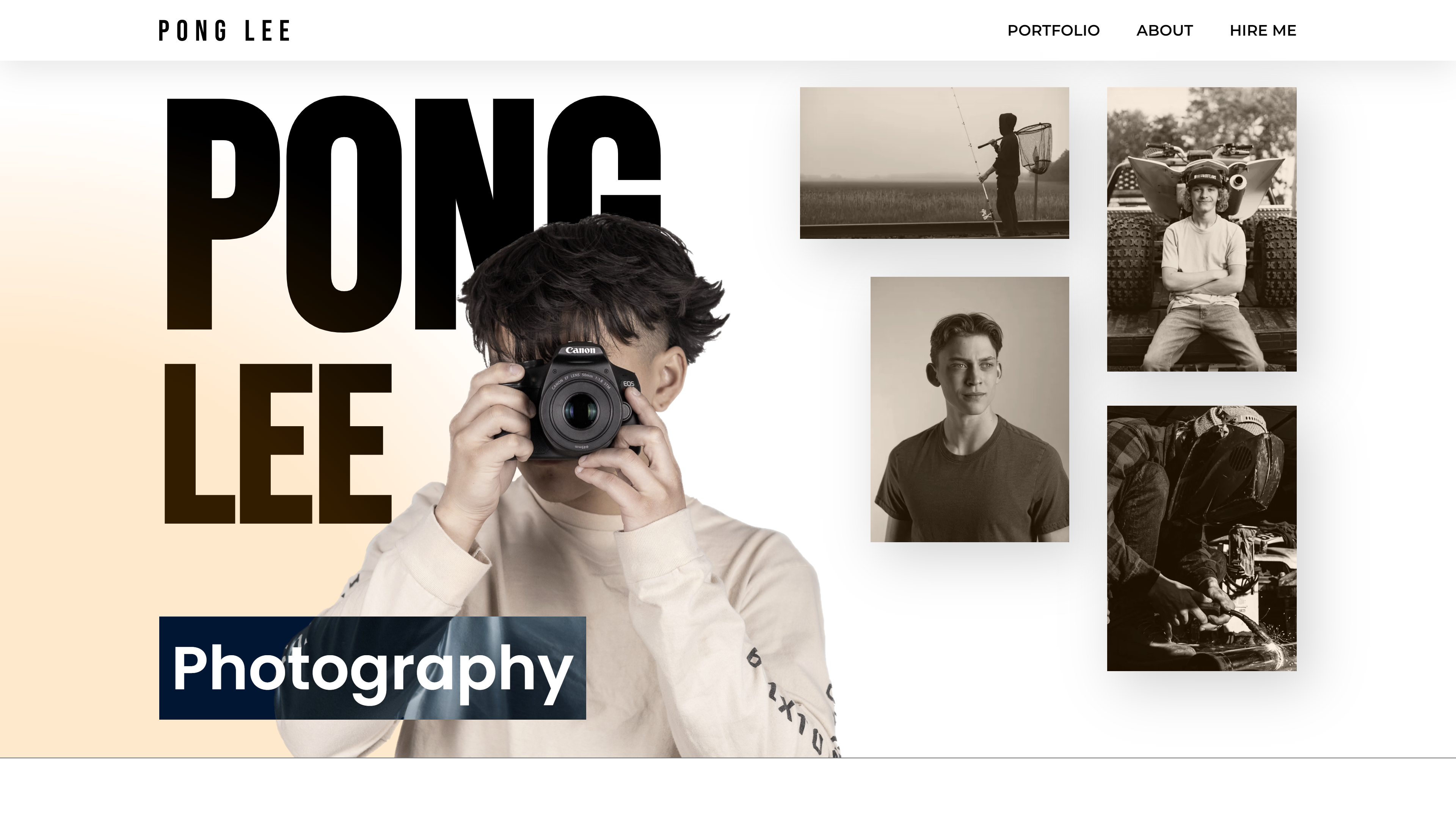 Pong Photography banner