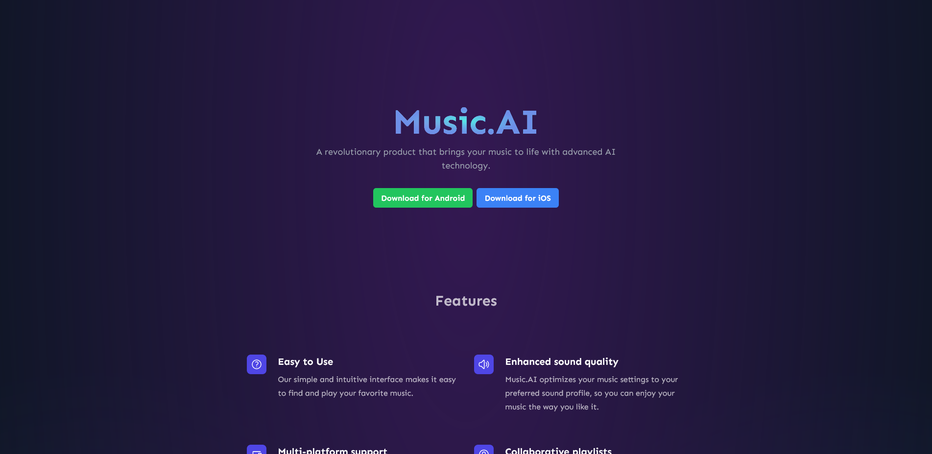 Music AI banner